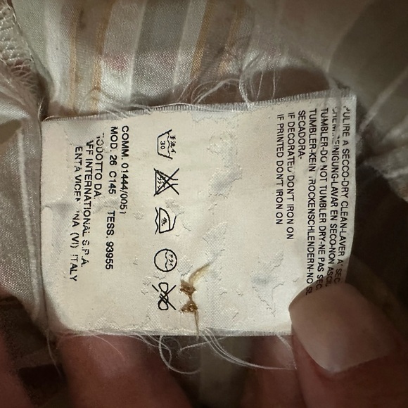 Vintage Vivienne Westwood Red Label Striped Button Down Orb Logo Top Size Small - Picture 9 of 11